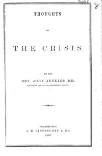 Thoughts for the crisis