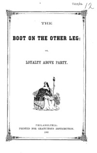 The Boot on the other leg: or, Loyalty above party.