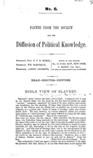 Bible view of slavery.