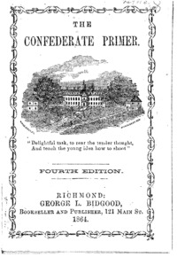 The Confederate primer.