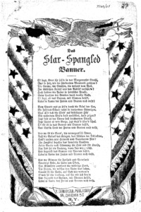 Das Star-Spangled Banner.