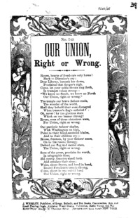 Our Union, right or wrong.