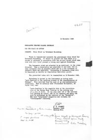 Memorandum Through Colonel Brundage / For The Board of Review / Subject: Trial Brief on Defendant Rosenberg