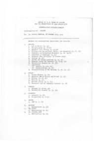 Interrogation of: Schacht / Office of U. S. Chief of Counsel for the Prosecution of Axis Criminality / Interrogation Division Summary