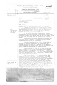 SPEER Document (FLENSBURG) / Date: 19.4.1944 / Building Economy / Letter of 23 pages. / Foreign Documents Unit / SECRET