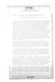 Interrogation of Albert Speer, former Reich Minister of Armaments and War Production / Supreme Headquarters / Allied Expeditionary Force / Office of Assistant Chief of Staff, G-2 / SECRET
