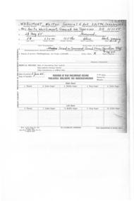 Prisoner of War Preliminary Record