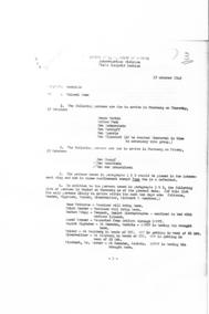 SUBJECT: Arrivals / Office of U. S. Chief of Counsel / Interrogation Division / Field Analysis Section