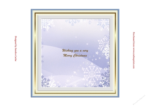 Christmas Blank Insert CUP742912 719 Craftsuprint