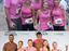 Mud run before and after