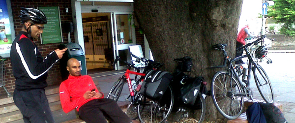 Buddies cycle to Paris