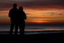 couple at sunset