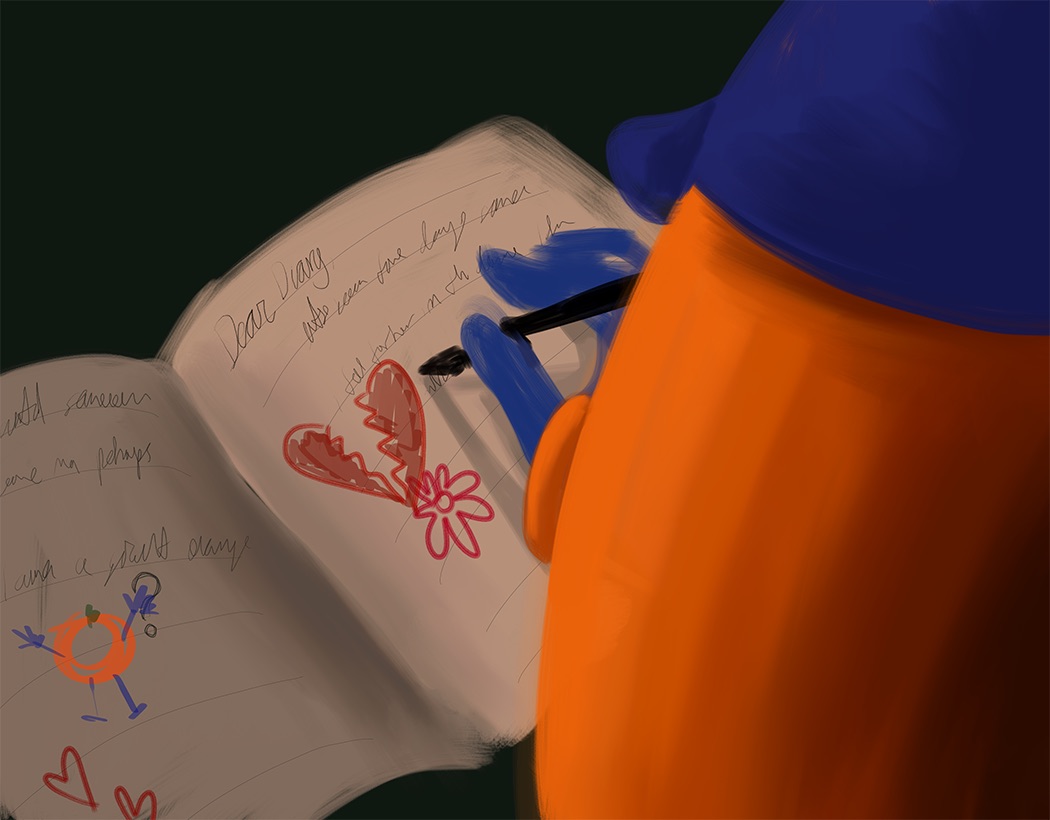 A leaked page from Otto the Orange's diary - The Daily Orange