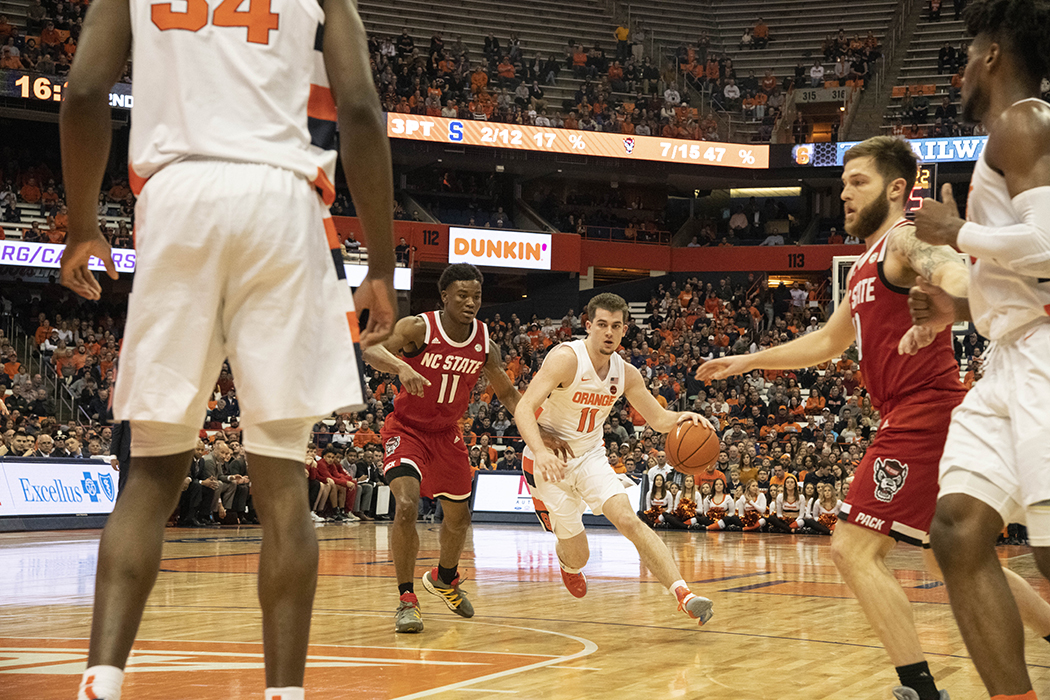 Girard scores careerhigh 30 points in Syracuse's 7974 loss to NC