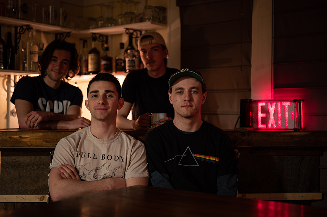 SU students Jimmy Cinski, Max Marcy, Thomas Phelan and Benji Whittman play together in the band Madam Ravine. They released their EP, 3 Songs by Madam Ravine, in February 2020.