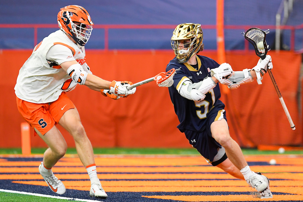 No 8 Syracuse Crushed By No 4 Notre Dame To Finish Acc Play In 22 8 Loss