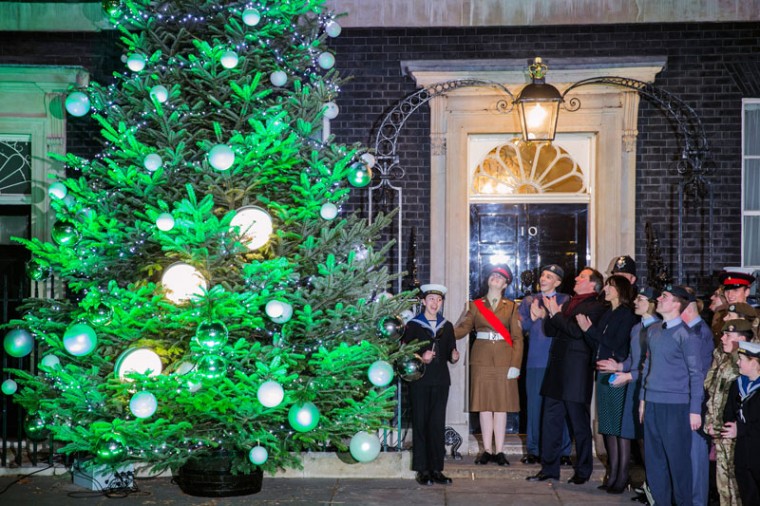 The British Christmas Tree Association Deliver Their Winning Tree To
