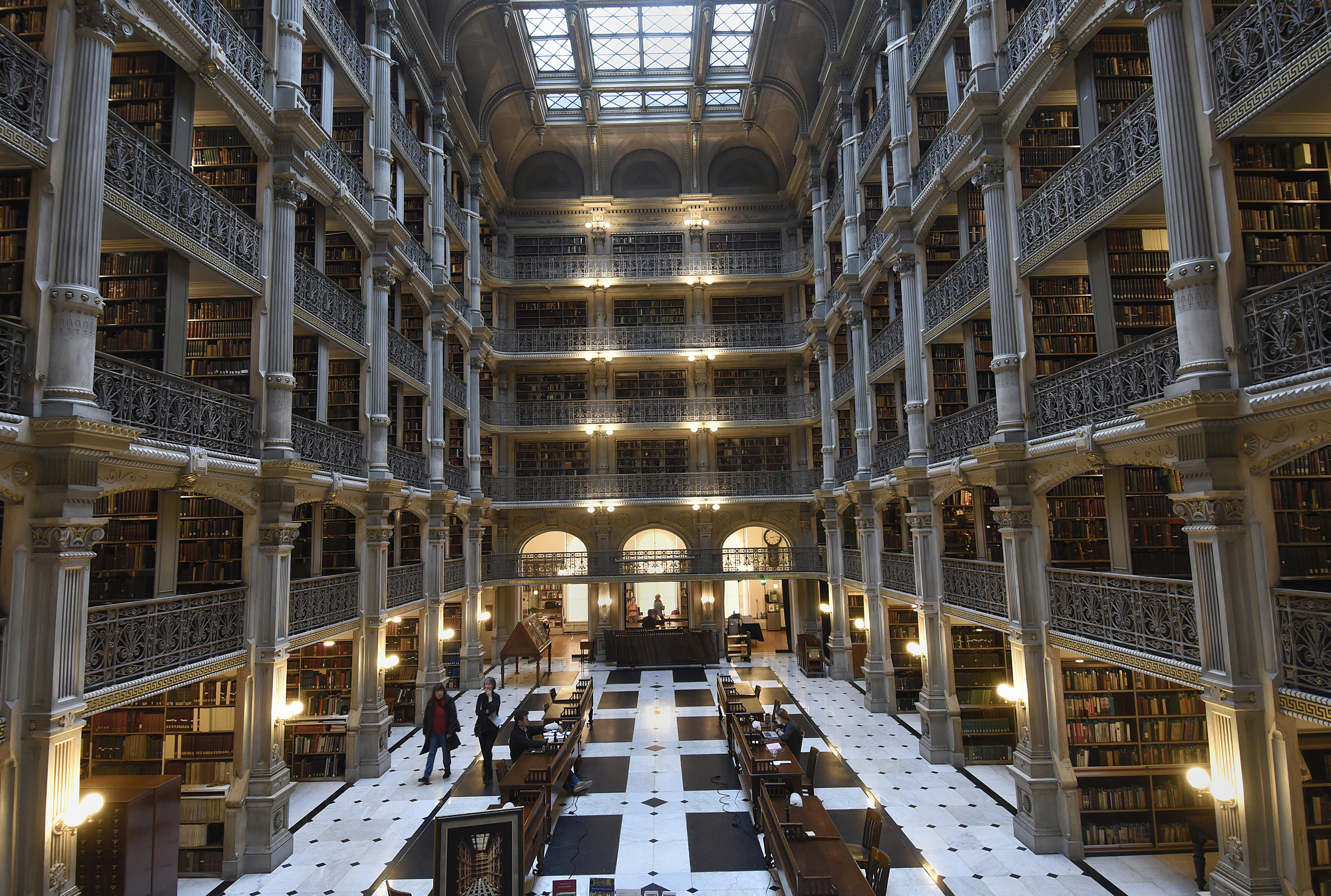 The Peabody Library, a literary and architectural treasure