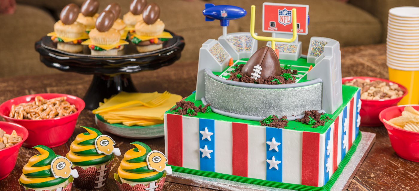 How To Make A Tiered NFL Football Stadium Cake Cakes