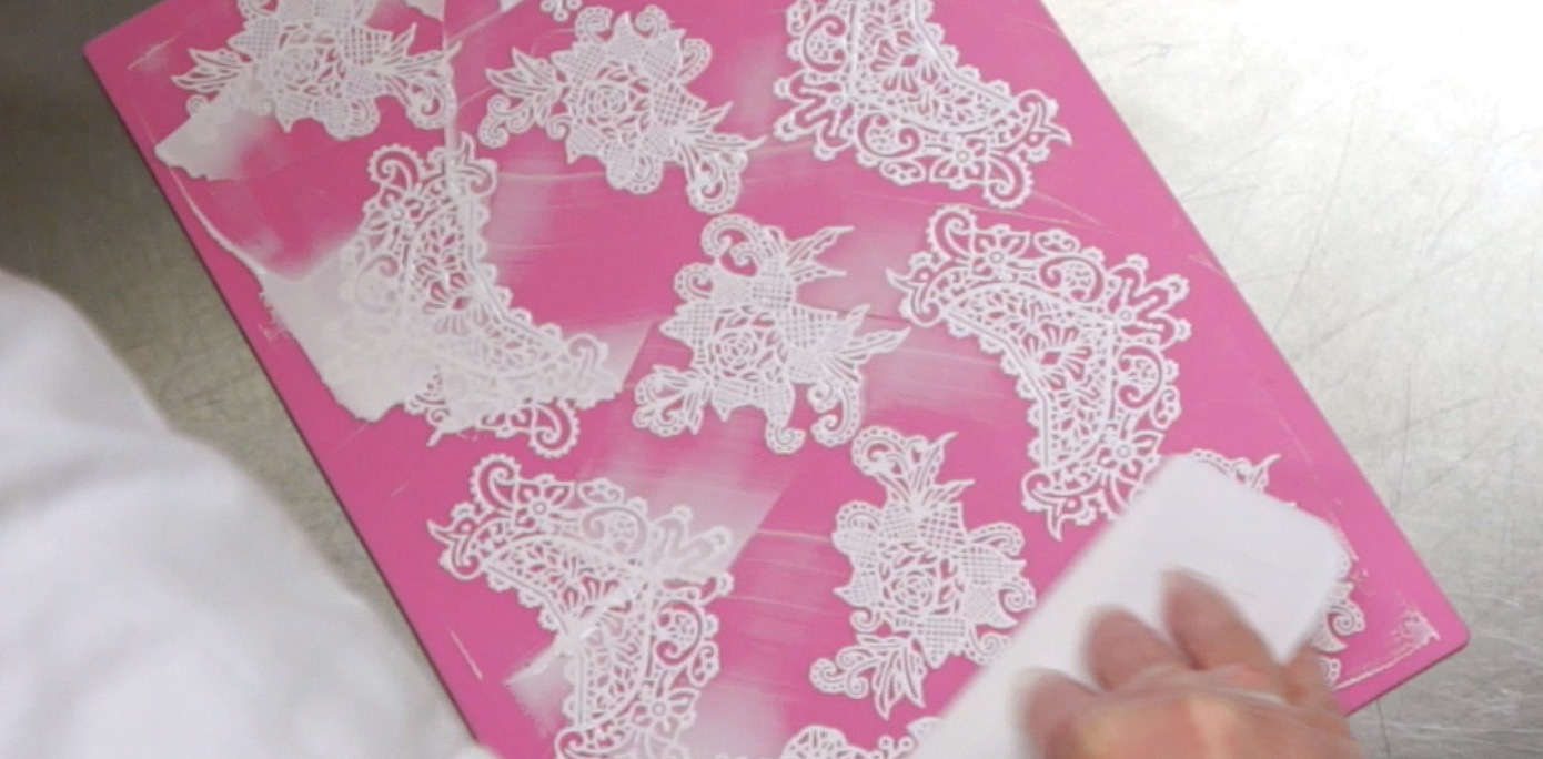 HowTo Make Cake Lace Using Three Different Techniques