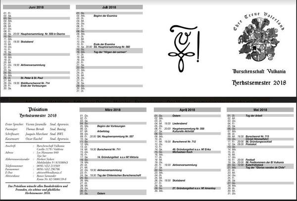 Semesterprogramm 2018