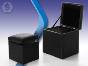 Ver la oferta: PUFF BOTINERO con tapa, confeccionado en cuero ecológico de color a elección. Comprá sólo muebles de calidad. Envíos a todo el país.