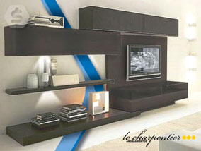 Ver la oferta: MODULAR PREMIUM de melamina, colores a elección. 2,20x1.75 m. TV, vajillero, organizador, estantes y cajones. Envíos a todo el País.