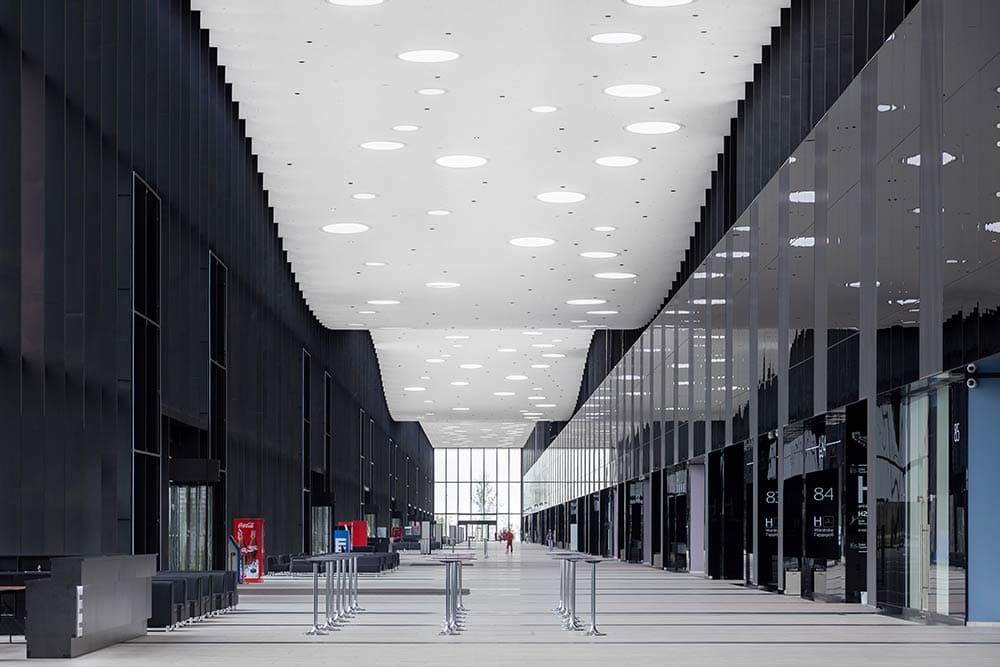 Expoforum, St Petersburg is one of the largest exhibition and congress centers in the world