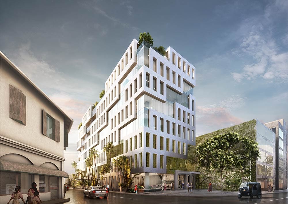 MVRDV's first project in Sri Lanka, Veranda Offices breaks ground