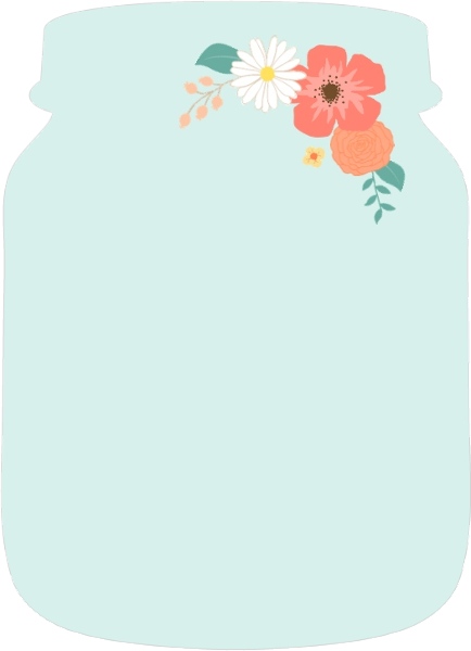 Coral and Mint Country Floral Wedding Invitation | Wedding Invitations