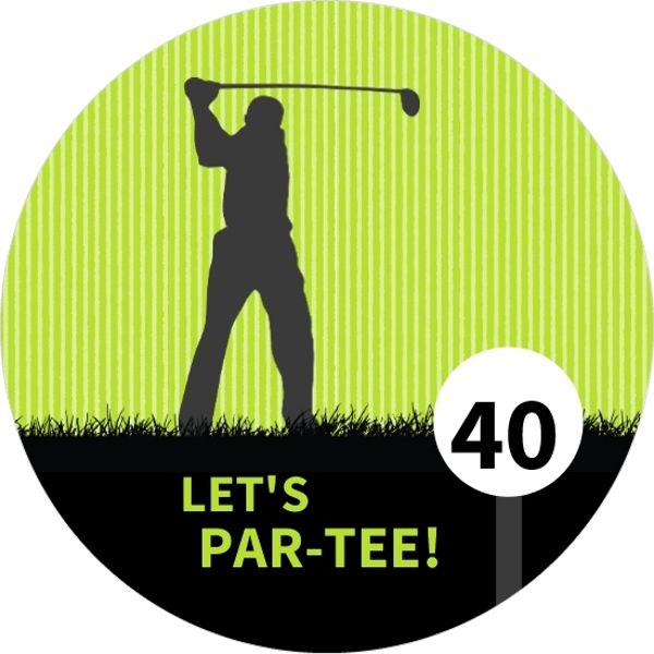 Golf Par-Tee 40Th Birthday Invitation | 40th Birthday Invitations