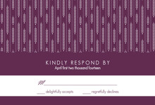Hanging White Willow Response Card