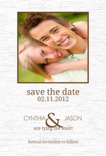 Brown Wood Texture Save The Date