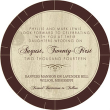 Rustic Brown Wood Carving Save The Date