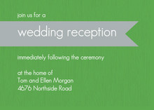 Green and Gray Modern Enclosure Card