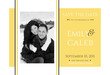 Classic Pale Yellow Save The Date Card