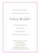 Elegant And Simple Rehearsal Dinner Invitation