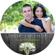 Modern Rustic Gray and White Tree Save The Date