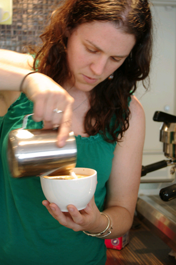 Jen Murray, grand master of the art of creating the perfect cup of coffee Jen Murray, grand master of the art of creating the perfect cup of coffee