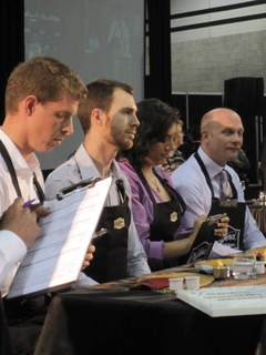 Ben judging at the 2009 World Barista Championships Ben judging at the 2009 World Barista Championships