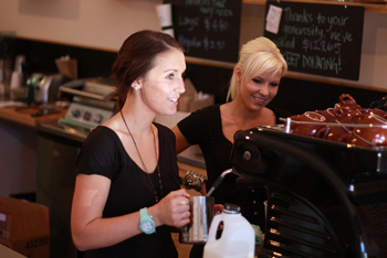Bec, manager of Hoopla Espresso in Kensington, knows the importance of finding the right person for the job at hand. Bec, manager of Hoopla Espresso in Kensington, knows the importance of finding the right person for the job at hand.