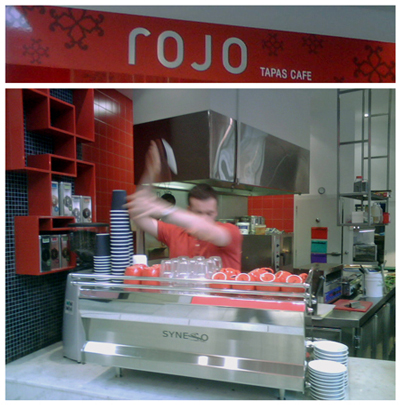 Kevin Cortez working his magic at Rojo Bar and Cafe Kevin Cortez working his magic at Rojo Bar and Cafe