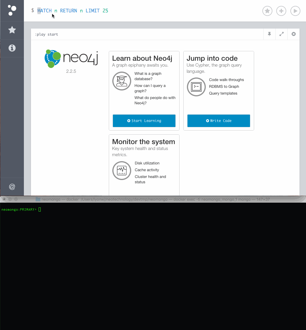 Mongo Connector with Neo4j