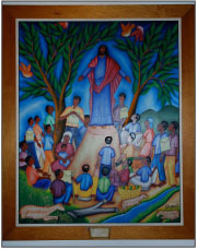 Haitian Oil Painting Sermon on the Mount oil painting by Haitian artist Auguste