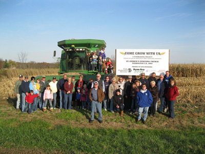 St Andrew's Harvests Corn