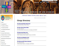 Diocese of Los Angeles Clergy Directory