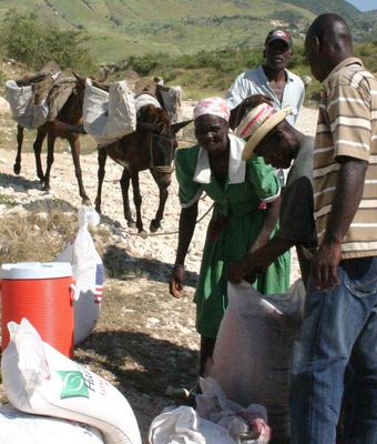 Repacking rice & beans
