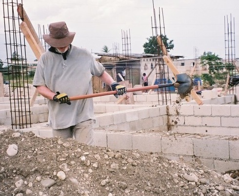 Back filling foundation