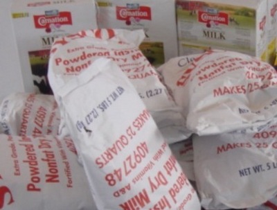 A gift of Milk for the Nutrition Program