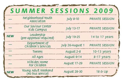 Wrightwood schedule